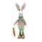 18.5" Polka Dot Coat Rabbit Standing Easter Figurine
